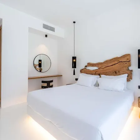 ヴィラ Wonderful Mykonos | Rohfa | 5 Bedrooms | Unique Aegean Sea Views | Private Infinity Pool | Ftelia Beach アノ・メラ